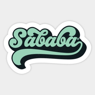 SABABA Retro Sticker